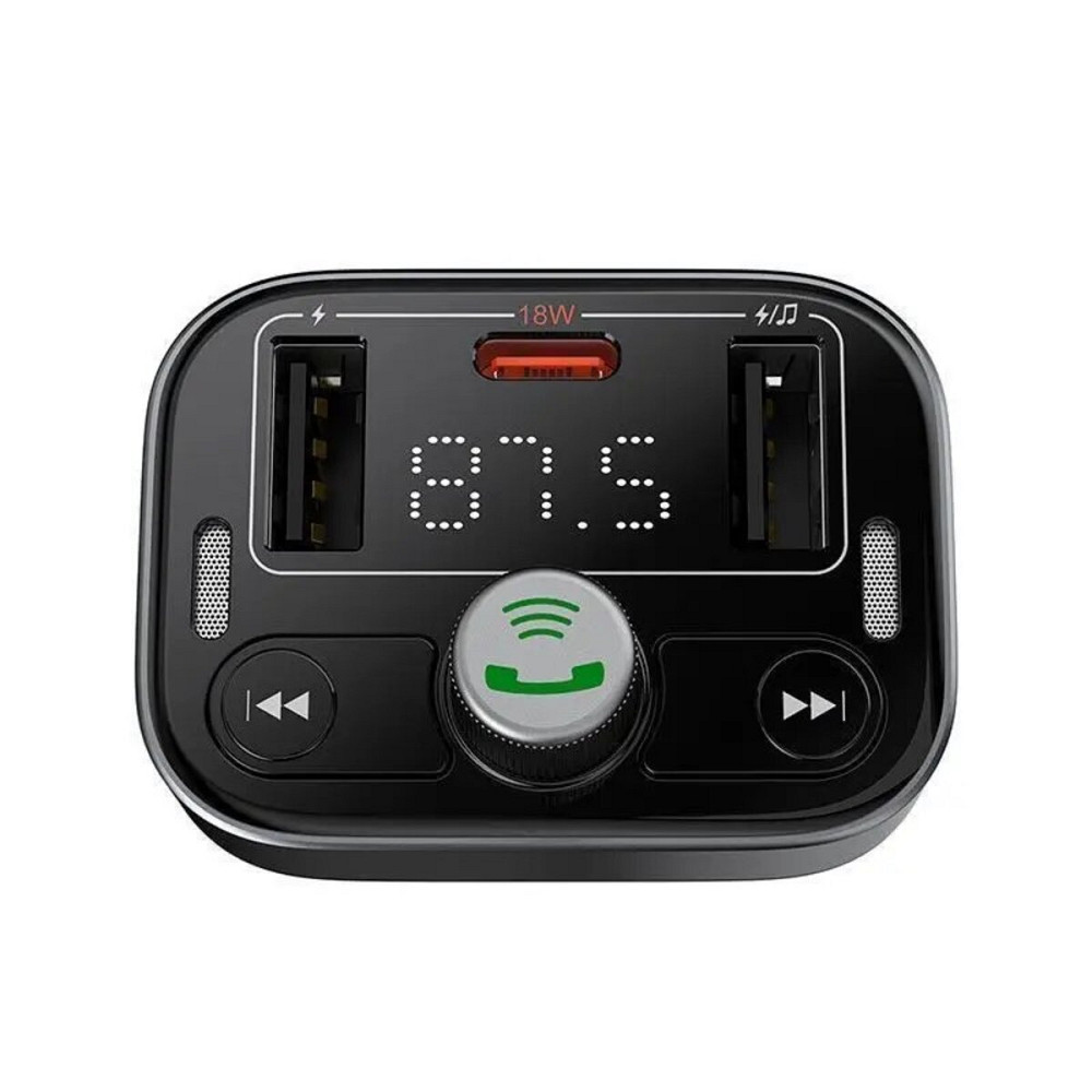 АЗП з FM-модулятором Baseus S-09 Pro Series Car FM Transmitter Cluster Black (C10762200113-00) Киев - изображение 5