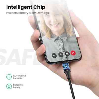 Дата кабель USB 2.0 AM to Micro 5P 2.0m US290 Aluminum Braid Black Ugreen (60148) Винница