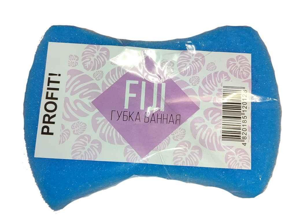 Губка лазнева фігурна (масажний шар) Fiji 1шт ТМ Profit! Київ - фото 1