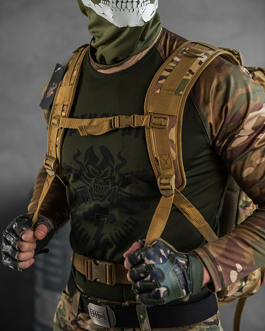 Рюкзак мультикам  кордура 45 литров крепкий Lazer Одесса - изображение 7