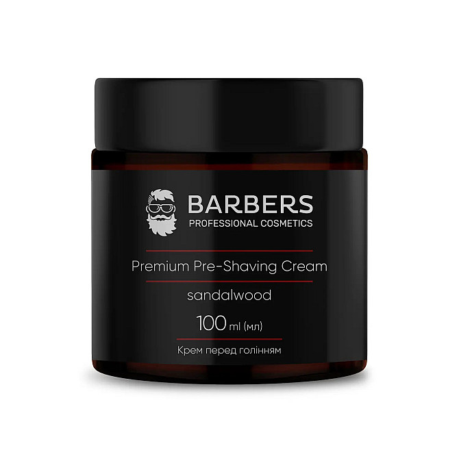 Крем перед голінням Barbers Pre-Shaving Cream Sandalwood 100 мл Вінниця - фото 3