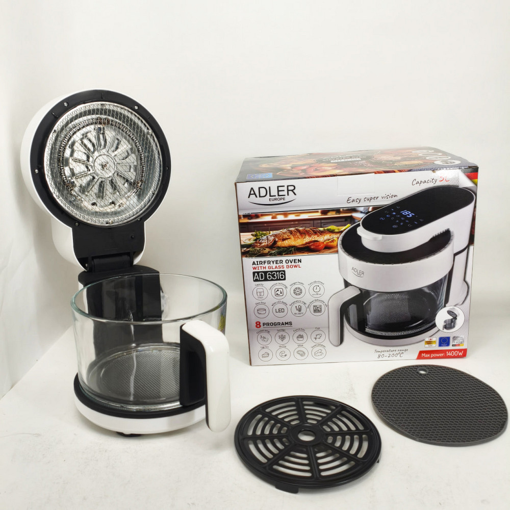 Домашняя фритюрница аэрогриль без масла, Мультиварки и аэрогрили, Аэрогриль для быстрого приготовления FU-42 Львов - изображение 4