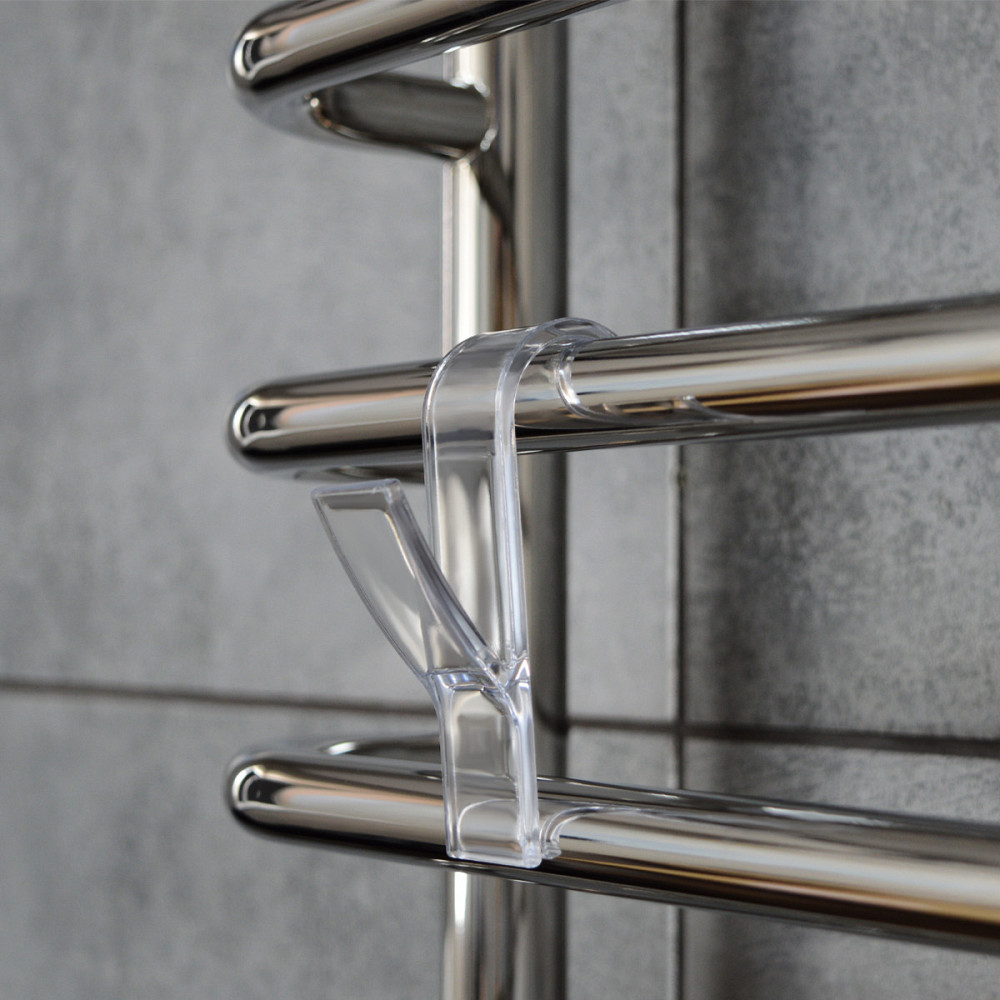 Гачок для сушарки для рушників прозорий, комплект 2 шт. Київ - фото 3