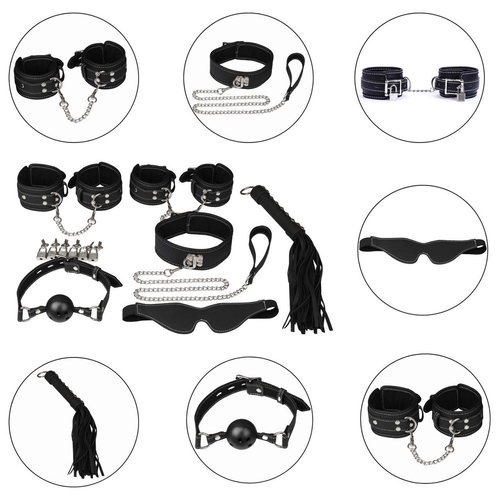 Набір БДСМ - Erospace Wild Play Luxury BDSM Set 7 pcs C10 Sex Aura Київ - фото 3