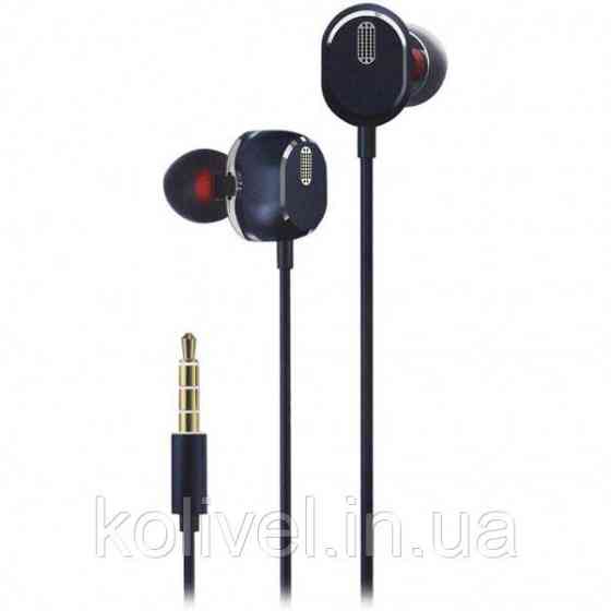 Навушники з мікрофоном HP DHE-7003 (мобільна гарнітура) Volume Control Black (DHE-7003) Київ