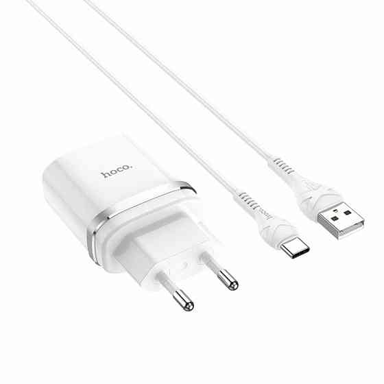 Мережевий зарядний пристрій HOCO C12Q Smart QC3.0 charger set, колір білий 6931474716309 Одеса