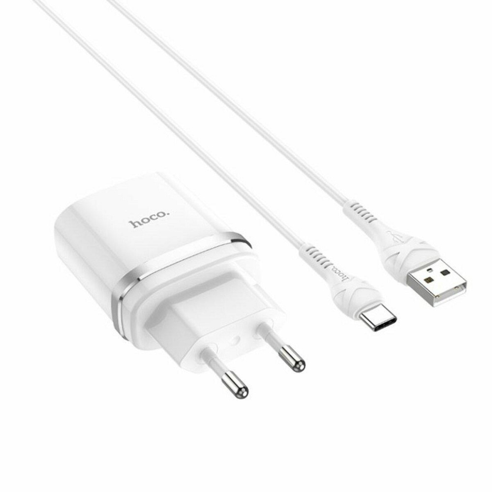 Мережевий зарядний пристрій HOCO C12Q Smart QC3.0 charger set, колір білий 6931474716309 Одеса - фото 1