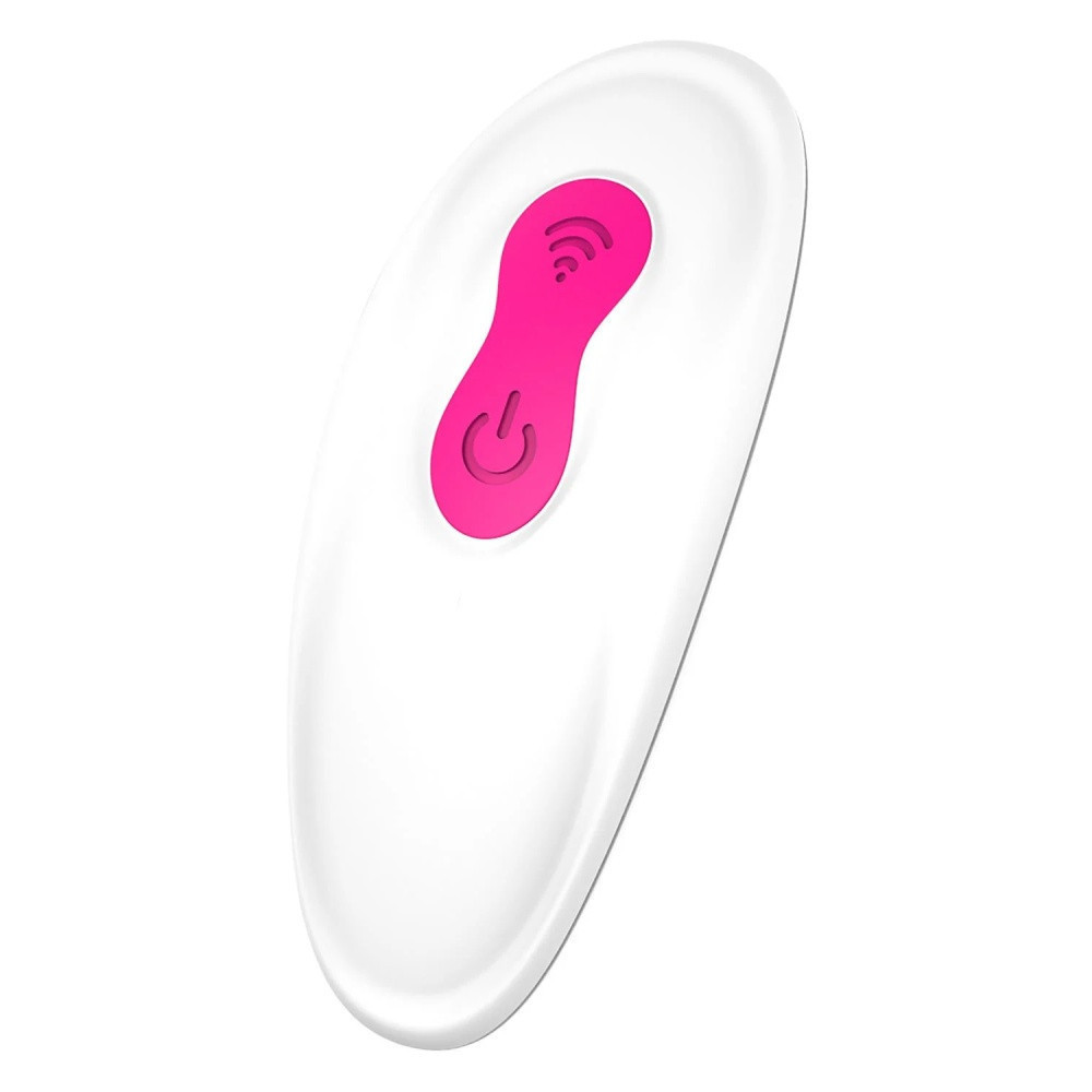 Вагінально-кліторальний вібратор Dream Toys Essentials з пультом, рожевий, 9 × 3 см Sex Aura Київ - фото 4