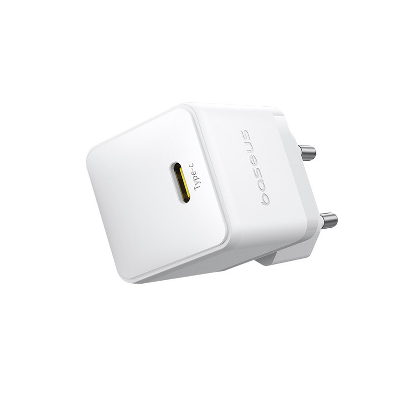 Мережевий зарядний пристрій Baseus Palm Fast Charger 1C 30W EU Moon White Одеса - фото 5