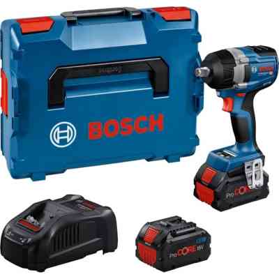Гайковерт Bosch GDS 18V-750C 18V, 2x8Ah, до 3000об/хв, 270/380/750Нм, квадрат 1/2&quot;, кейс, Bluetooth 1.7кг (0.601.9L9.002) Вінниця