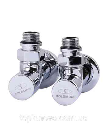 Крани для рушникосушки Хромовані Solomon 1/2" Chrom Чернівці