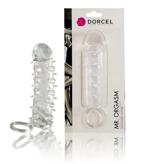 Насадка на член Dorcel Mr. Orgasm з кільцем для мошонки, ультрастімулюючий рельєф Львів