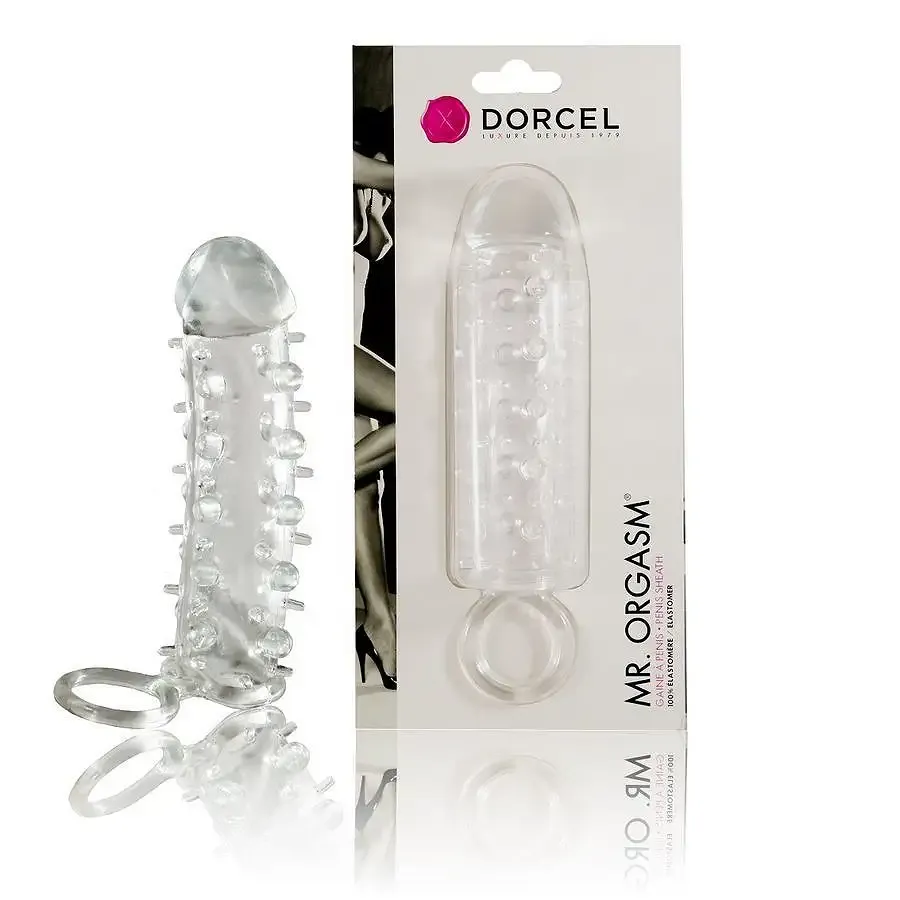 Насадка на член Dorcel Mr. Orgasm з кільцем для мошонки, ультрастімулюючий рельєф Львів - фото 4