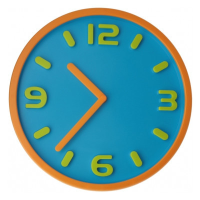 Настенные часы Optima Magic пластиковый, голубой (O52099) Винница - изображение 1
