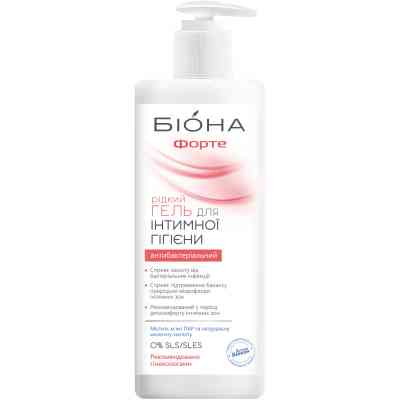 Гель для інтимної гігієни Біокон Доктор Біокон Біона-форте 270 мл (4820008317667) Вінниця
