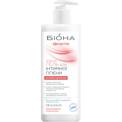 Гель для интимной гигиены Біокон Доктор Биокон Биона-форте 270 мл (4820008317667) Винница - изображение 1