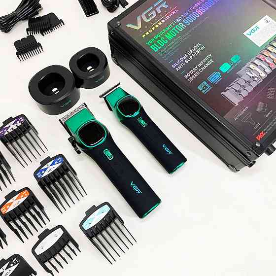 Машинка для стрижки акуммуляторная VGR, Машинка для стрижки волос с регулируемой длиной ZD-56 Львов