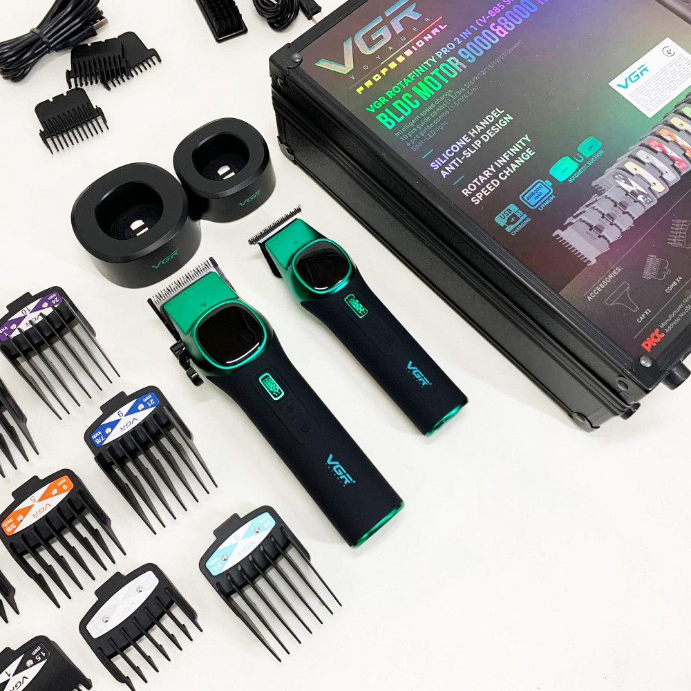 Машинка для стрижки акуммуляторная VGR, Машинка для стрижки волос с регулируемой длиной ZD-56 Львов - изображение 4