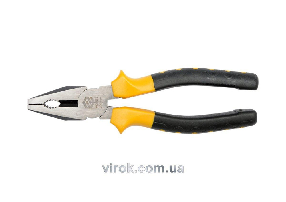 Плоскогубці універсальні VOREL з ізольованими ручками, l= 200 мм  [6/60] Одесса - изображение 1