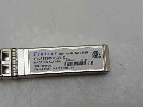 Оптичний трансивер Finisar 8G SW SFP+ / SFP (P/N: FTLF8528P2BCV-QL) (товар вживаний) 1шт Луцк