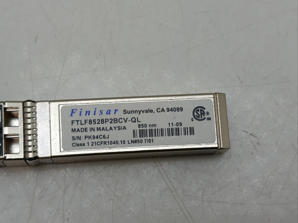 Оптичний трансивер Finisar 8G SW SFP+ / SFP (P/N: FTLF8528P2BCV-QL) (товар вживаний) 1шт Луцк - изображение 2