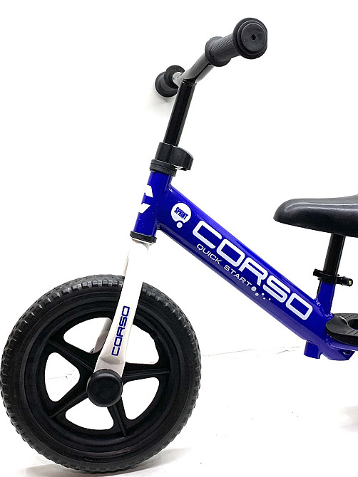 Велобіг CORSO SPRINT сталева рама колеса 12 дюймів підставка для ніг Синій (JR-96033) Чернігів - фото 2