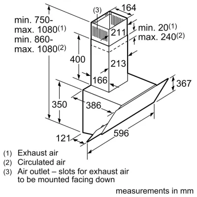 Вытяжка кухонная Bosch DWK67PJ60T Винница - изображение 5