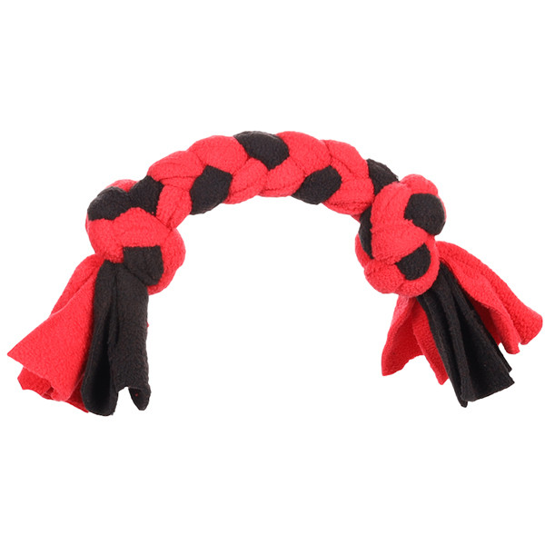 Flamingo Womas Fleece Bone With Rope ФЛАМИНГО ВОМАШ ВЕРЕВОЧНАЯ КОСТЬ С УЗЛАМИ игрушка для собак Киев - изображение 1