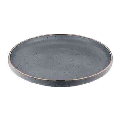 Тарелка Ardesto Fasano, 26см, кераміка, сірий темний (AR0326FDG) Винница