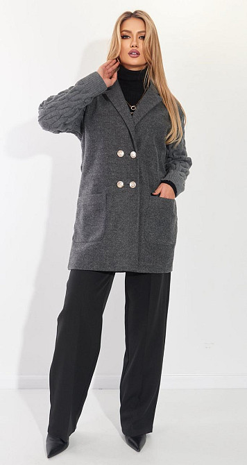 Комбіноване пальто (42) Київ - фото 6