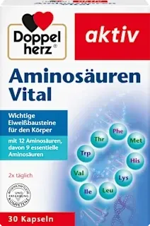 Doppelherz Aminosäuren Vital Kapseln 30 St., 27,2 g Nahrungsergänzungsmittel Амінокислоти життєві капсули 30 шт., 27,2 г Дієтичні Київ - фото 1