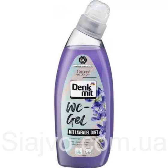 Гель для чистки туалета Лаванда Denkmit, 750 мл (Германия) Denkmit WC Reiniger Gel Lavendel, 0,75l Львов