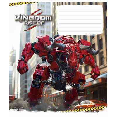 Зошит Школярик Animals transformers 18 аркушів клітинка (018-3467K) Вінниця