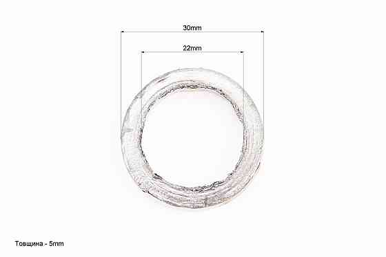 Прокладка глушника кругла (під гол. циліндра) "азбест" 22x30mm Київ