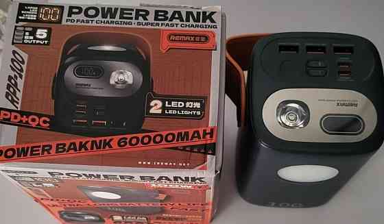 Повербанк Remax 100w 60000mAh. Киев