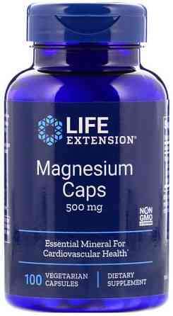 Магній для нервової системи Life Extension Magnesium 500 мг 100 капсул Київ
