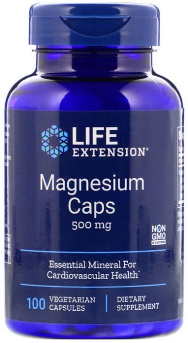 Магній для нервової системи Life Extension Magnesium 500 мг 100 капсул Київ - фото 1