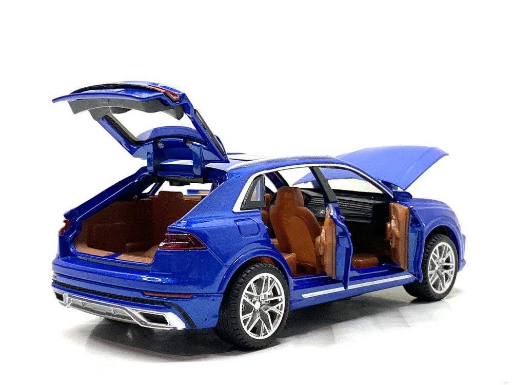 Машина Автосвіт Audi q8 інерційна відкриваються двері капот багажник 16см Синій (AP-1824) Чернигов - изображение 10