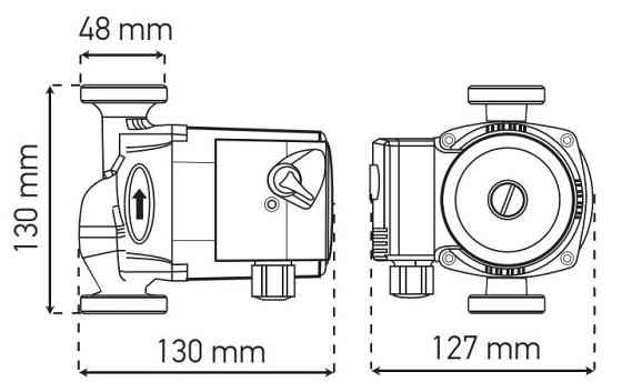 Насос циркуляційний відцентр. Koer KP.GRS-25/4-130 (KP0250) Київ