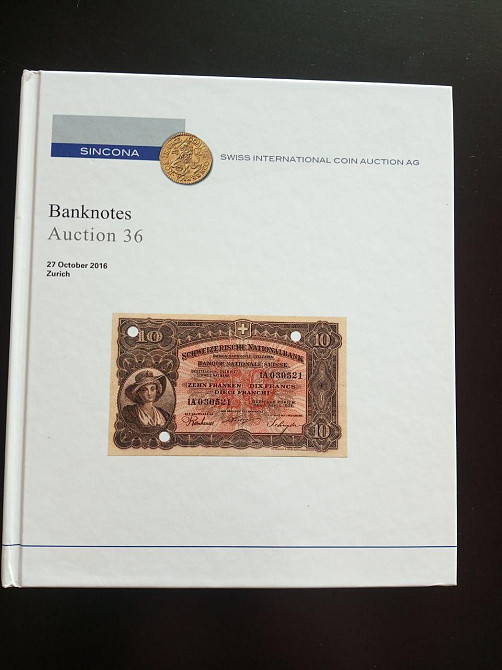 Каталог Аукционный . SINCONA Твёрдый переплёт 36 Полтава - изображение 1