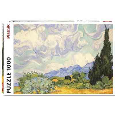 Пазл Piatnik Пшеничне поле з кипарисом Вінсент ван Гог, 1000 елементів (PT-539145) Вінниця