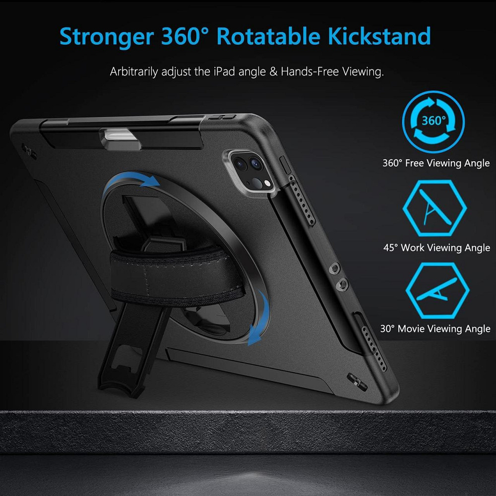 Фірмовийміцний захисний протиударний чохол Miesherk для Apple iPad Pro 12.9 2022/2021 Дніпро - фото 6