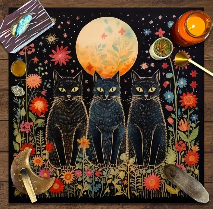 Алтарная скатерть для карт Таро и Рун 