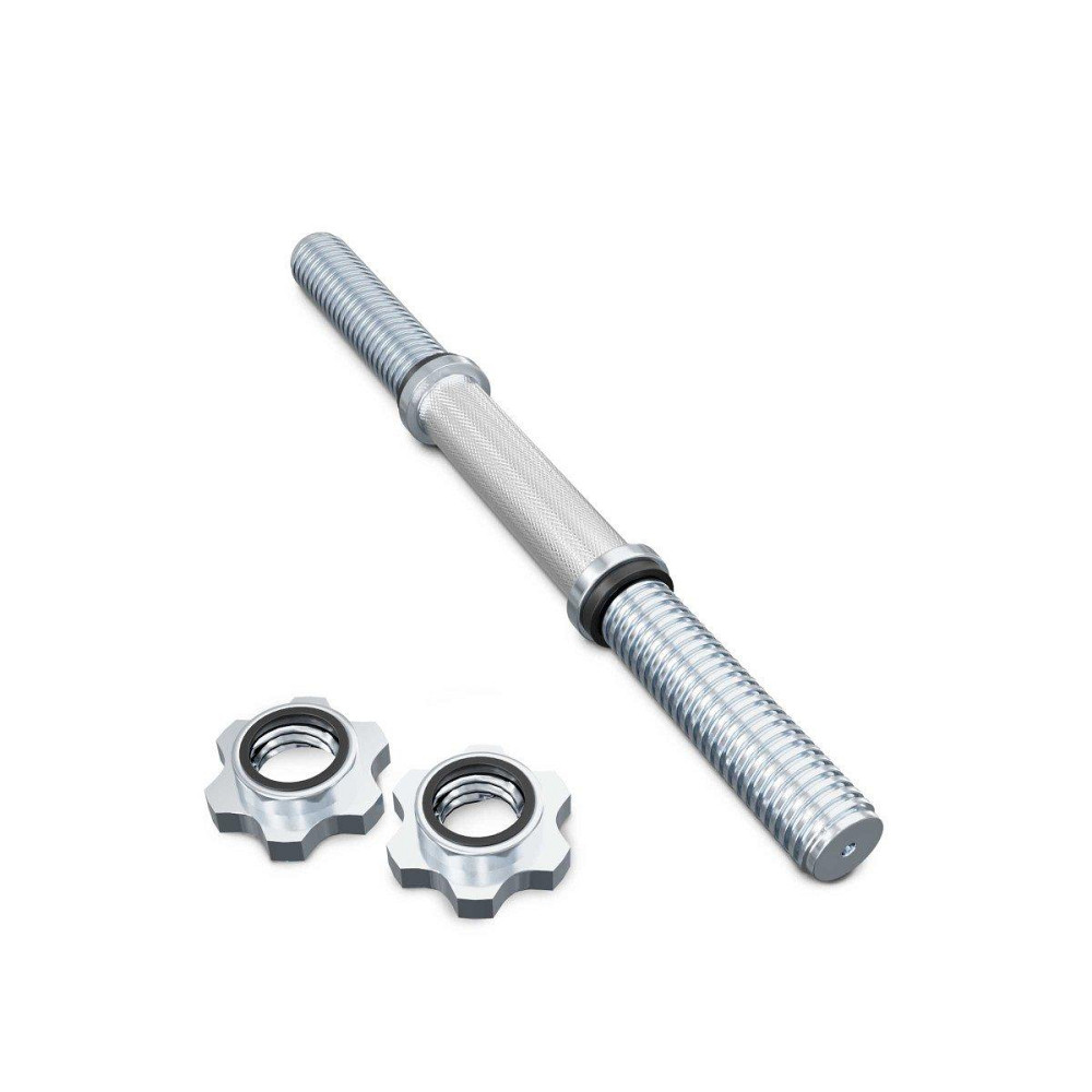 Гриф гантельний хромований K-SPORT 38 см Київ - фото 1