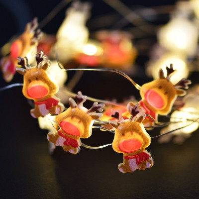 Гирлянда YES! Fun На медной проволоке Олени 20 LED Тепло-белая 2.2 м На батарейках (801206) Винница - изображение 4