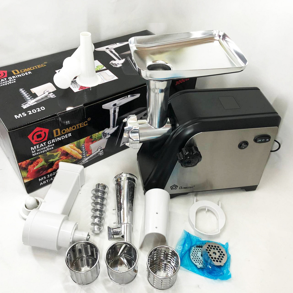 Потужна побутова м'ясорубка для дому, М'ясорубка з шинковкою кубиками Електрична '2в1 GP-42 Львів - фото 12