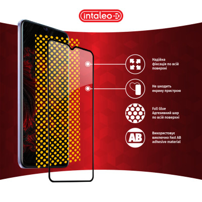 Стекло защитное Intaleo Full Glue Vivo Y21 Black (1283126526954) Винница - изображение 7