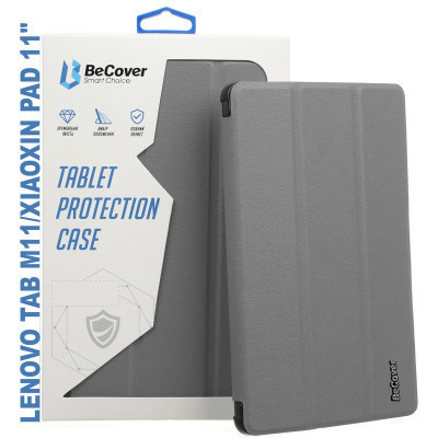 Чехол для планшета BeCover Smart Case Lenovo Tab M11 (2024) TB-TB330FU/Xiaoxin Pad 11 (2024) 11" Gray (710753) Винница - изображение 1