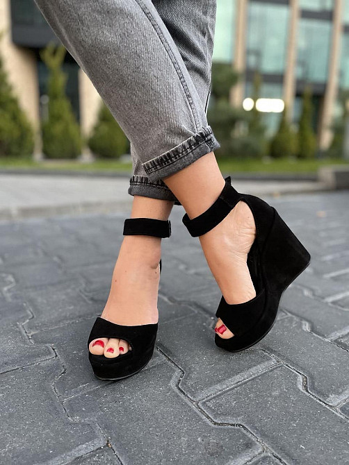 Nivelle Босоніжки жіночі NIVELLE 1889/C-818 чорні (літо, замша натуральна) (3398) Коломыя - изображение 9