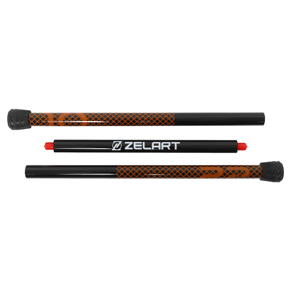 Палка гимнастическая 3-х секционная Бодибар Zelart 9994-10 вес 10 кг Киев - изображение 4